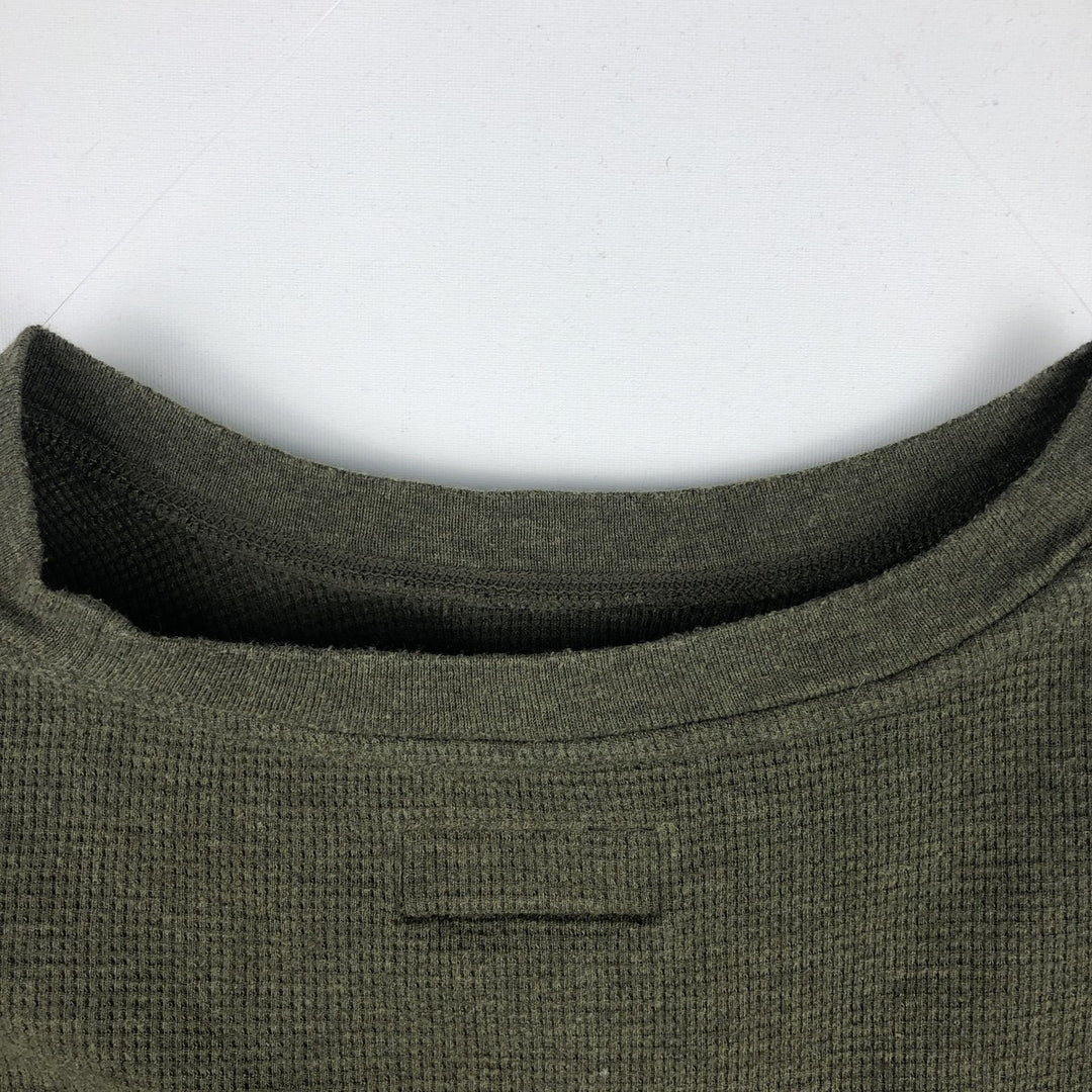 Ralph Lauren POLO RALPH LAUREN Thermal Long T-Shirt Men's XL cotton Khaki type Vintage Second Hand