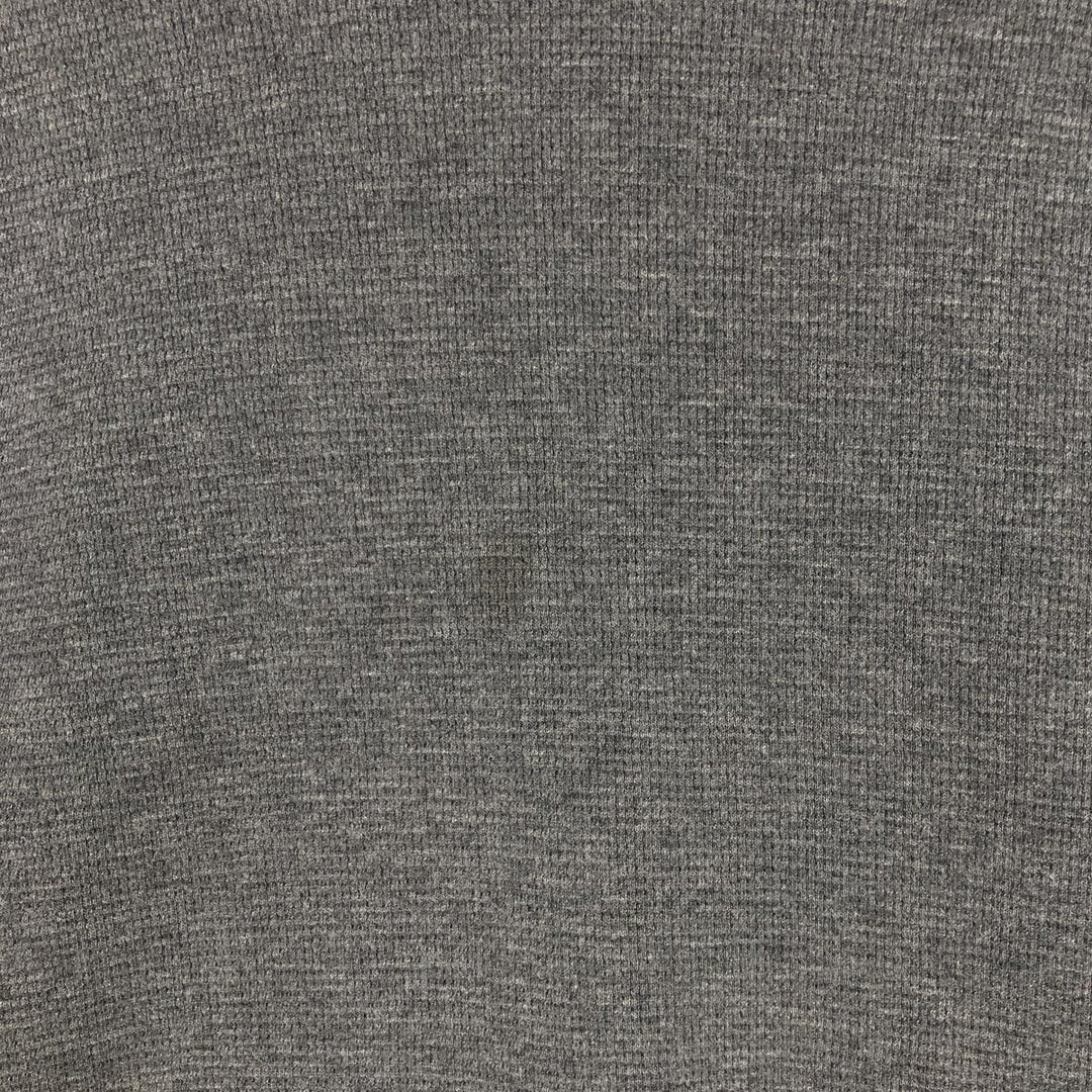 Ralph Lauren POLO RALPH LAUREN Hooded Thermal T-Shirt, Waffle, Men's Size Small cotton gray type Vintage Second Hand
