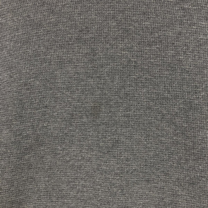 Ralph Lauren POLO RALPH LAUREN Hooded Thermal T-Shirt, Waffle, Men's Size Small cotton gray type Vintage Second Hand