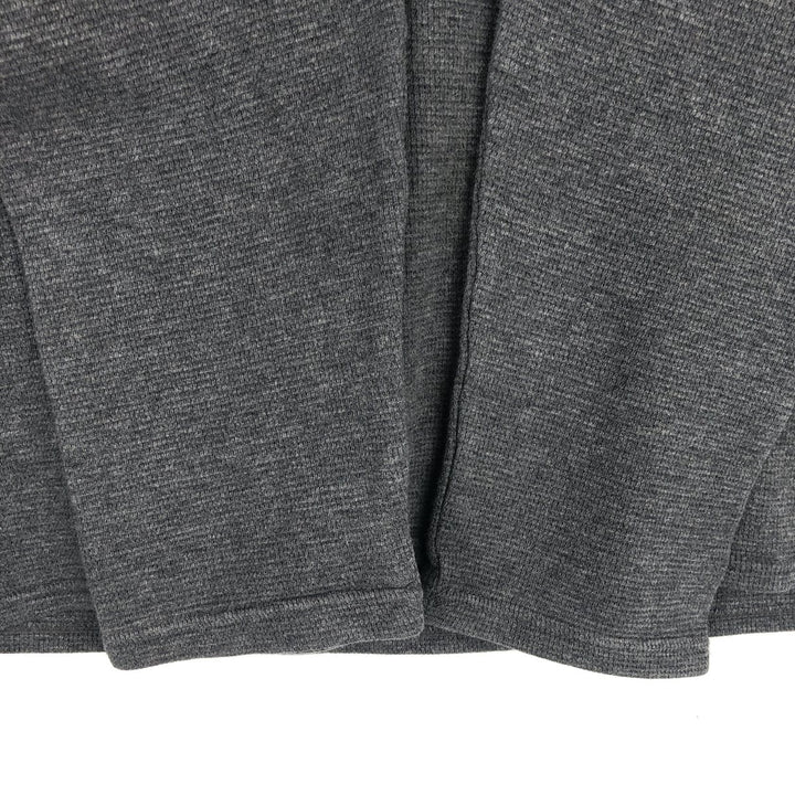 Ralph Lauren POLO RALPH LAUREN Hooded Thermal T-Shirt, Waffle, Men's Size Small cotton gray type Vintage Second Hand