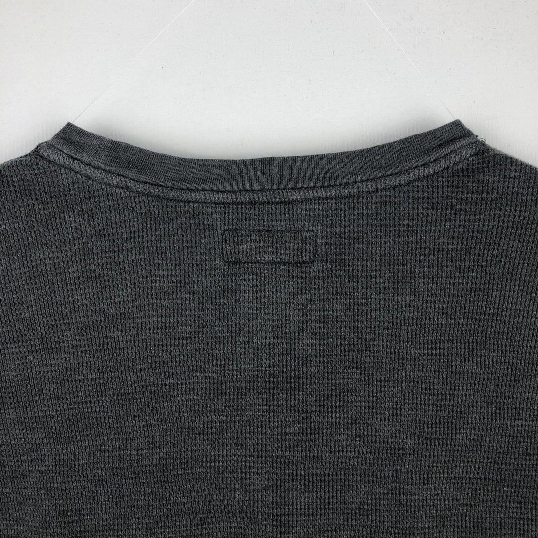 Ralph Lauren POLO RALPH LAUREN Thermal Long T-shirt Waffle Men's XL cotton gray type Vintage Second Hand