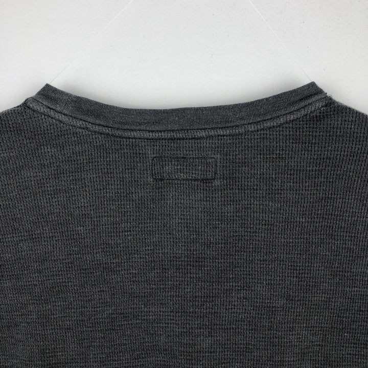 Ralph Lauren POLO RALPH LAUREN Thermal Long T-shirt Waffle Men's XL cotton gray type Vintage Second Hand