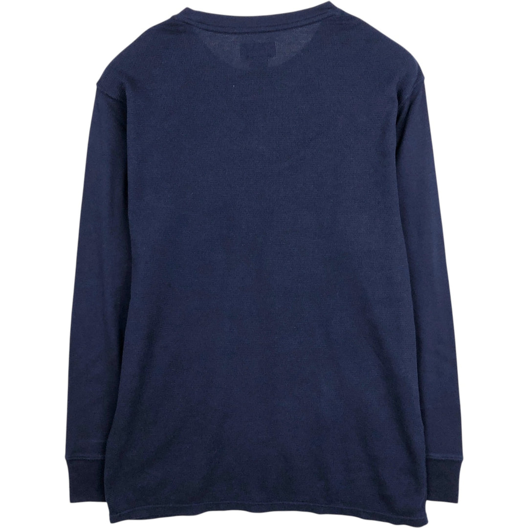 Ralph Lauren POLO RALPH LAUREN Thermal Long T-Shirt Men's XL cotton navy blue type Vintage Second Hand