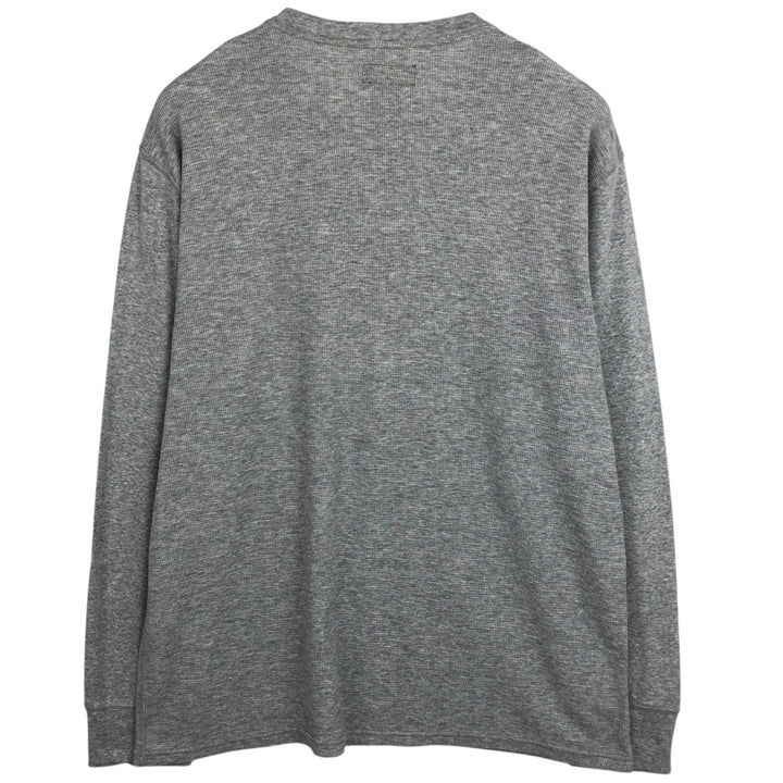 Ralph Lauren POLO RALPH LAUREN Thermal Long T-Shirt Men's XL cotton gray type Vintage Second Hand