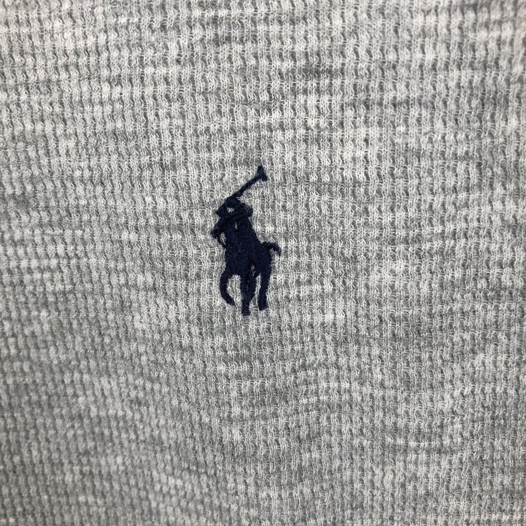 Ralph Lauren POLO RALPH LAUREN Thermal Long T-Shirt Men's XL cotton gray type Vintage Second Hand