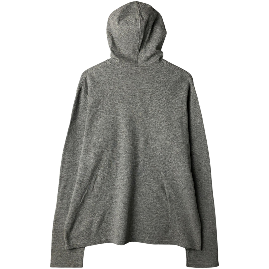 Ralph Lauren POLO RALPH LAUREN Hooded Thermal T-Shirt, Waffle, Men's XL cotton gray type Vintage Second Hand