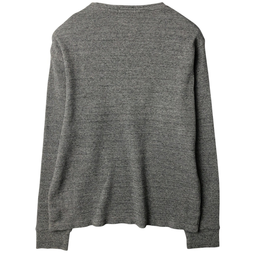 Ralph Lauren POLO RALPH LAUREN Thermal Long T-Shirt Men's XXL cotton gray type Vintage Second Hand