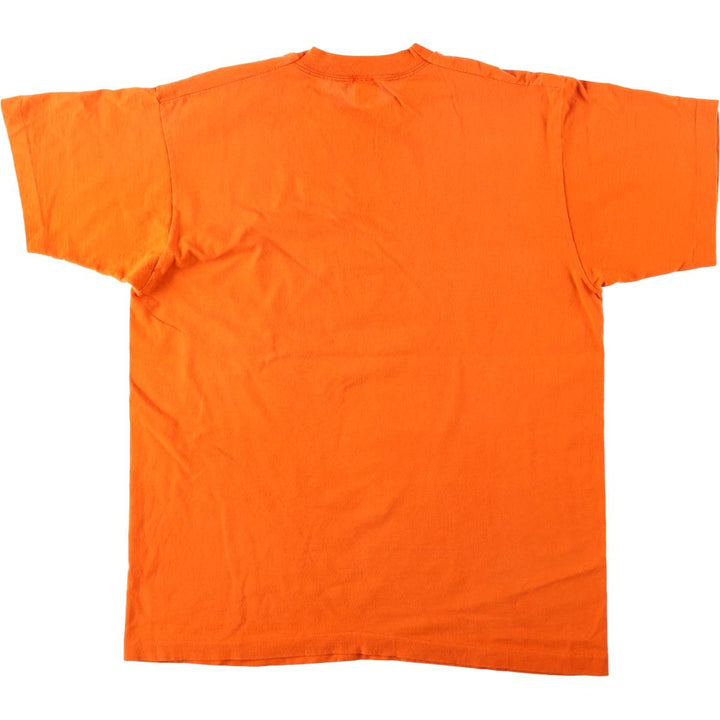90'S Fruit of the Loom College T-shirt, Made in USA, Men's XL, Vintage cotton orange type Vintage Second Hand