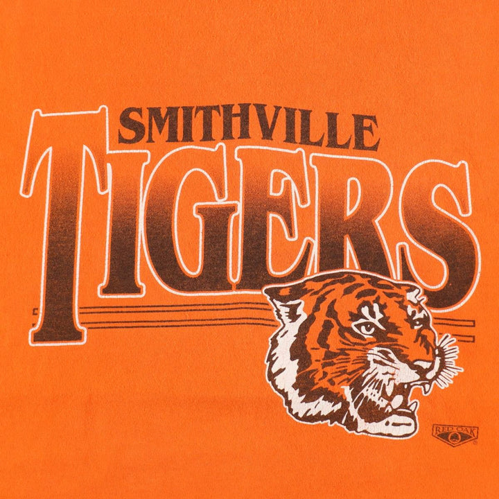 90'S Fruit of the Loom College T-shirt, Made in USA, Men's XL, Vintage cotton orange type Vintage Second Hand