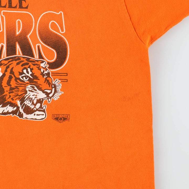 90'S Fruit of the Loom College T-shirt, Made in USA, Men's XL, Vintage cotton orange type Vintage Second Hand