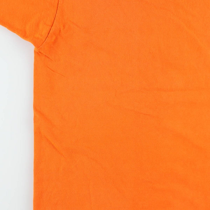 90'S Fruit of the Loom College T-shirt, Made in USA, Men's XL, Vintage cotton orange type Vintage Second Hand