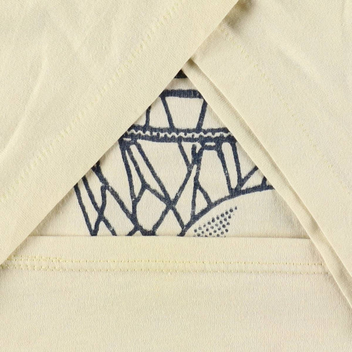 Vintage 80s-90'S Jerzees Printed T-Shirt, Made in USA, Men's XL cotton unbleached Vintage Second Hand