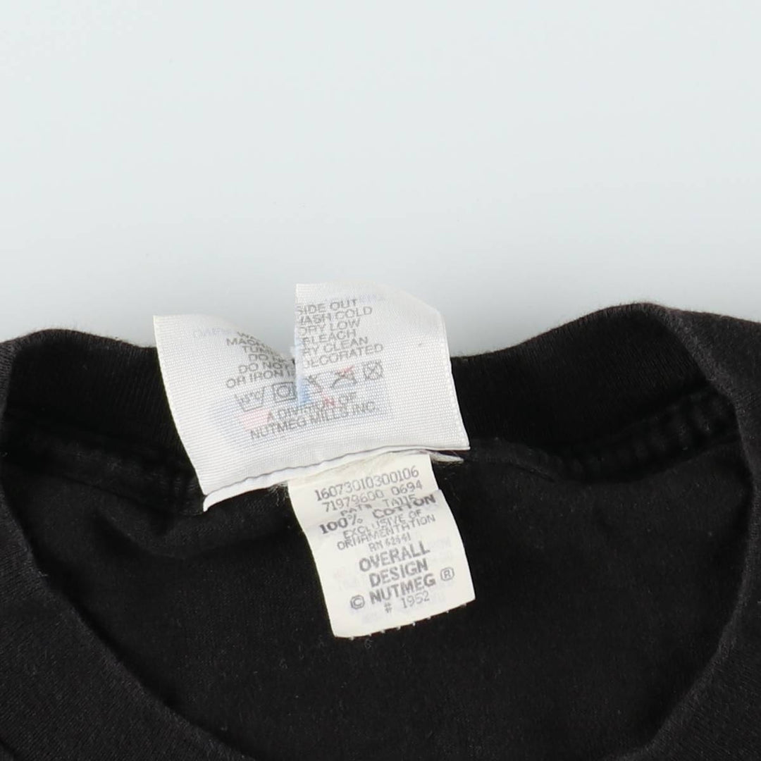 CSA OHIO STATE Ohio State University College T-Shirt, Made in USA, Men's Size L cotton black type Vintage Second Hand
