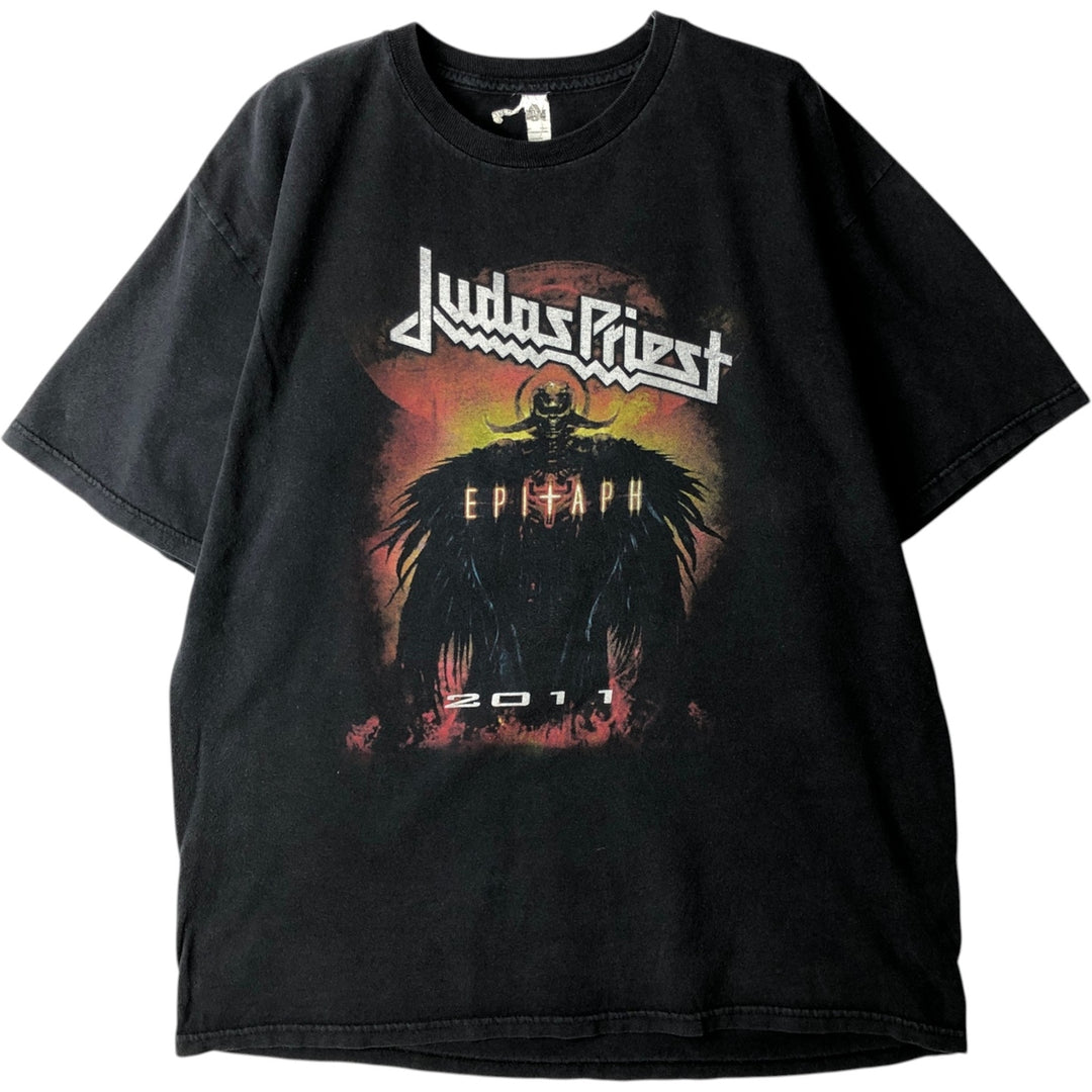 ALSTYLE Judas Priest Band T-shirt (Men's size L) cotton black type Vintage Second Hand