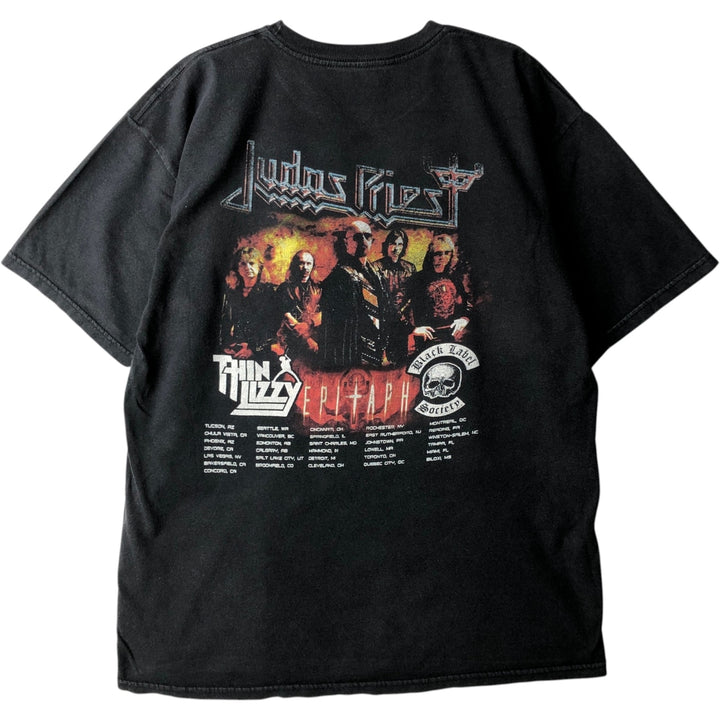 ALSTYLE Judas Priest Band T-shirt (Men's size L) cotton black type Vintage Second Hand