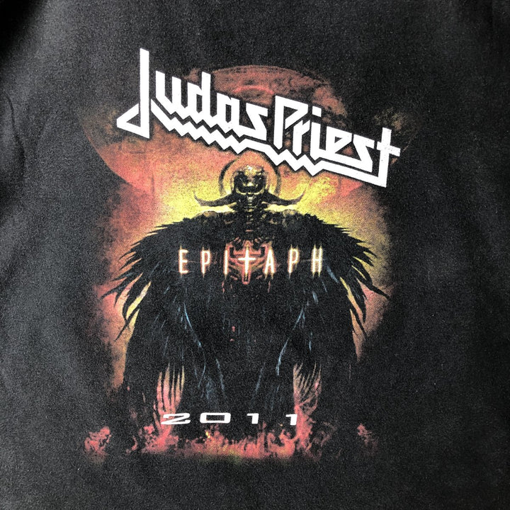 ALSTYLE Judas Priest Band T-shirt (Men's size L) cotton black type Vintage Second Hand