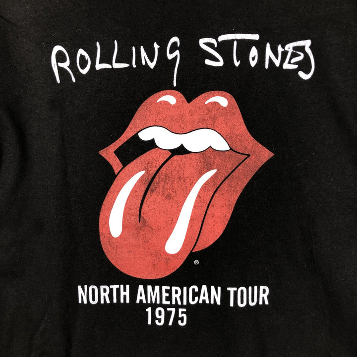 The Rolling Stones Band T-shirt, Men's XL cotton black type Vintage Second Hand