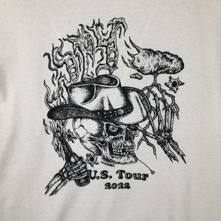 LEGFARMER Band T-shirt, Men's XL equivalent. unclear Beige type Vintage Second Hand