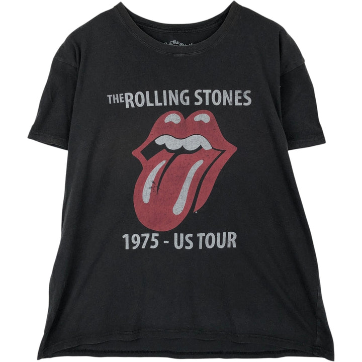 The Rolling Stones Band T-Shirt, Men's XXL cotton black type Vintage Second Hand