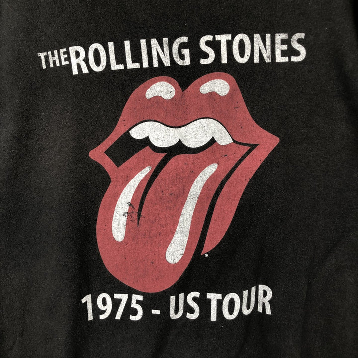 The Rolling Stones Band T-Shirt, Men's XXL cotton black type Vintage Second Hand