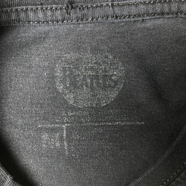 THE BEATLES Band T-shirt, Men's M size unclear black type Vintage Second Hand
