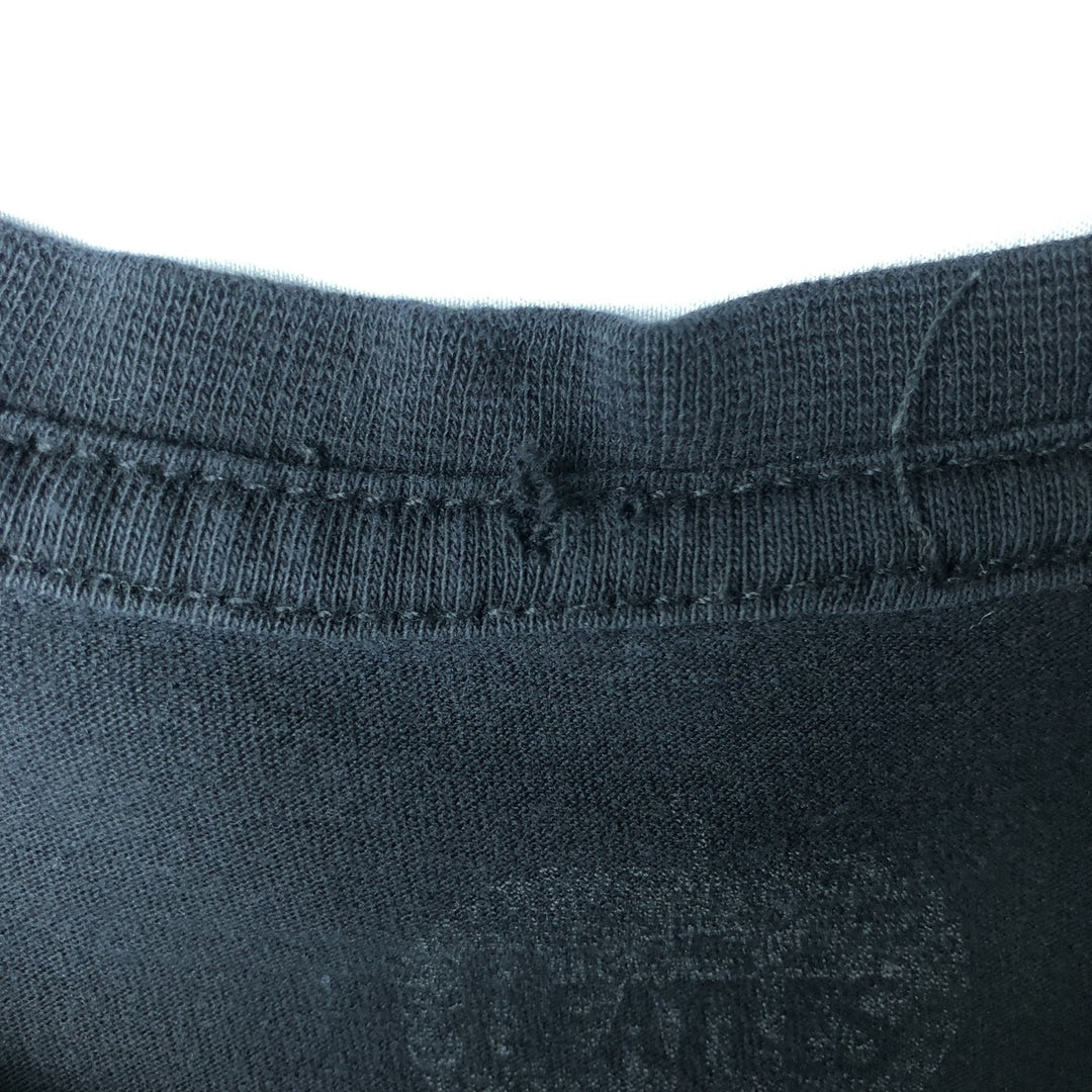THE BEATLES Band T-shirt, Men's M size unclear black type Vintage Second Hand