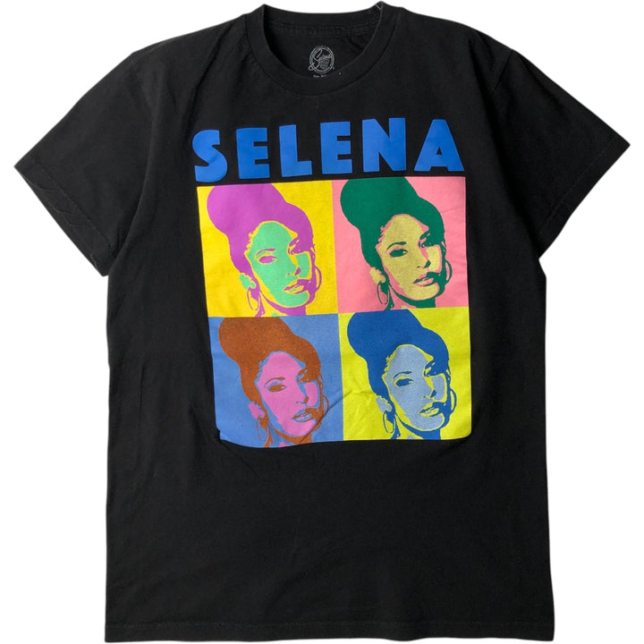 SELENA QUINTANILLA Band T-shirt (Men's size M) cotton black type Vintage Second Hand