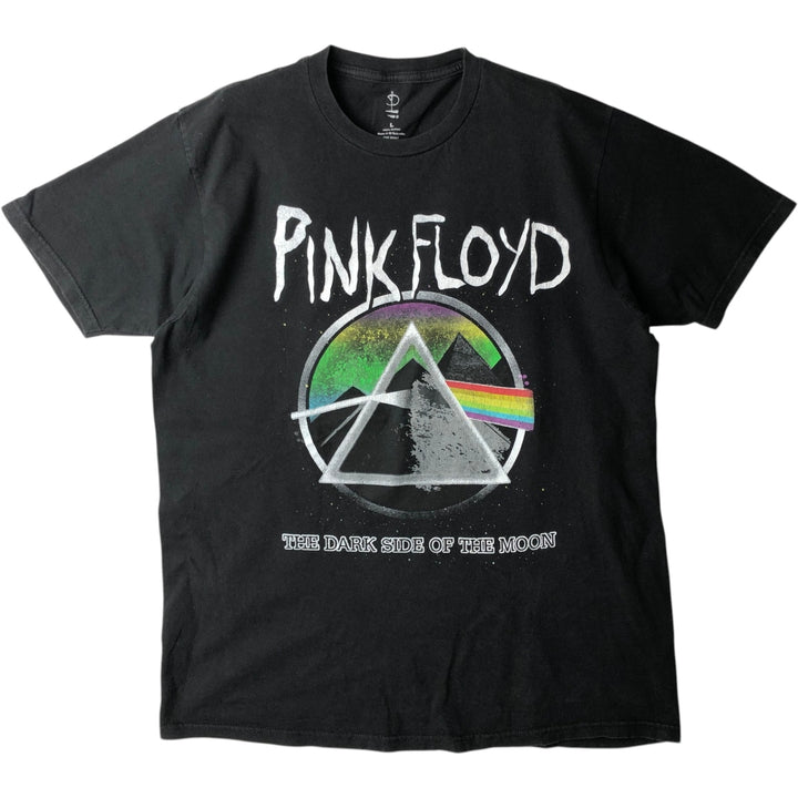 PINK FLOYD Pink Floyd Band T-shirt Band T Men's L size cotton black type Vintage Second Hand