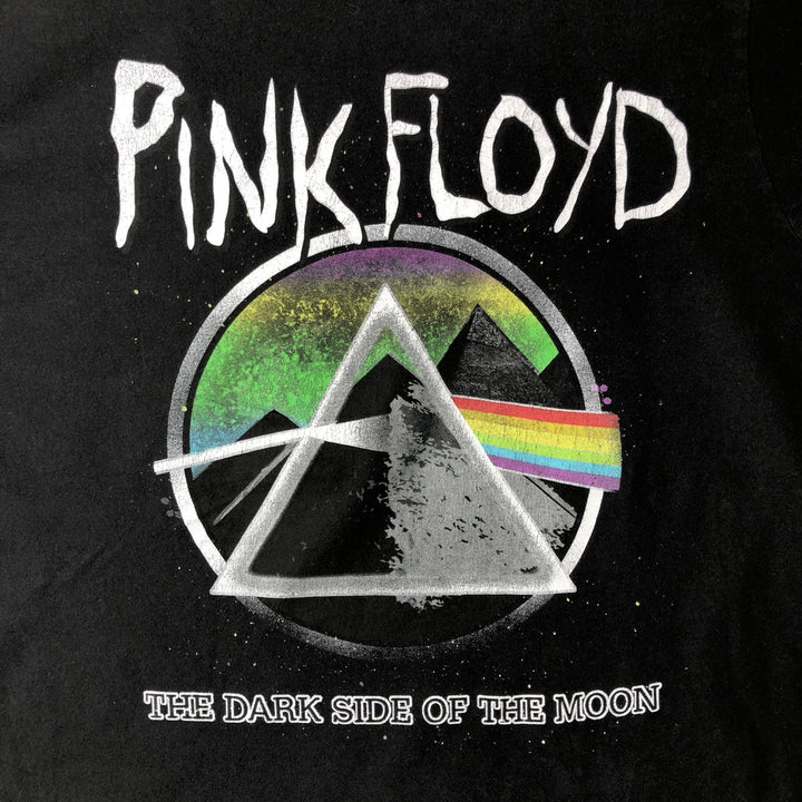 PINK FLOYD Pink Floyd Band T-shirt Band T Men's L size cotton black type Vintage Second Hand