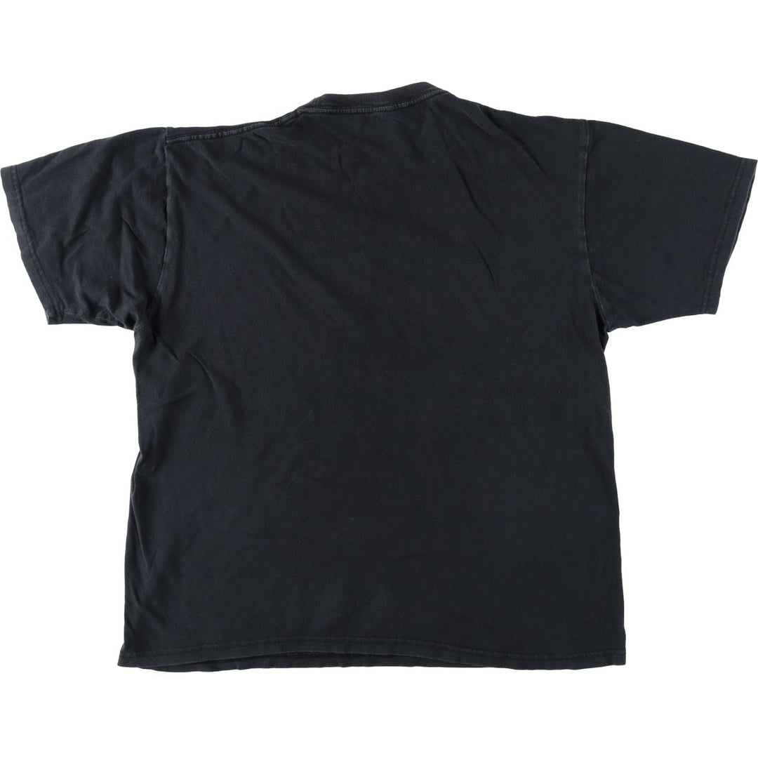 JIMI HENDRIX Jimi Hendrix Band T-shirt Band T Men's L size unclear black type Vintage Second Hand