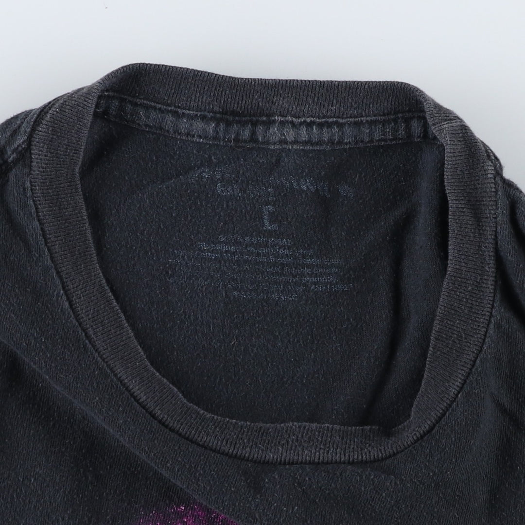 JIMI HENDRIX Jimi Hendrix Band T-shirt Band T Men's L size unclear black type Vintage Second Hand