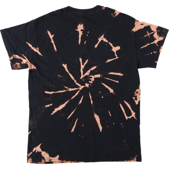 THE NOTORIUS BIG Piggy Small Bleached Wrap T-Shirt (Men's Size M) unclear black type Vintage Second Hand