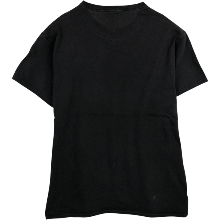 THE BEATLES Band T-shirt, Men's L size cotton black type Vintage Second Hand