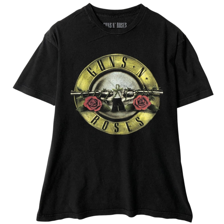 Guns N' Roses Band T-shirt, Band T, Men's L size cotton black type Vintage Second Hand