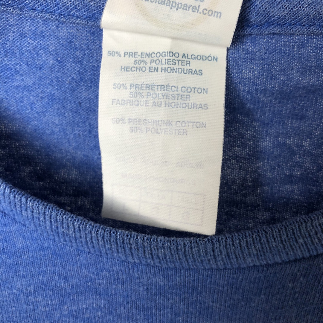 DELTA MTV BEAVIS AND BUTT-HEAD Character Print T-Shirt (Men's Size L) cotton blue type Vintage Second Hand