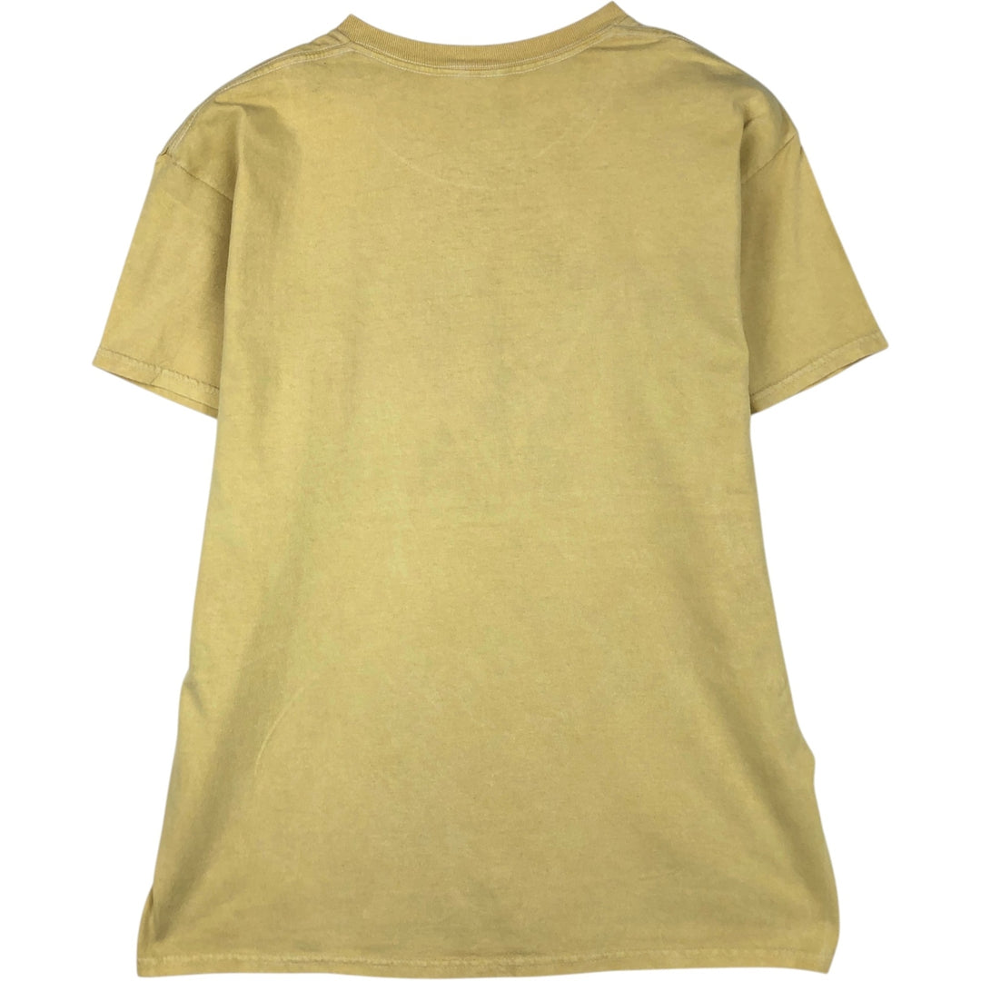 NIRVANA Nirvana Band T-shirt, Band T, Men's L size cotton yellow type Vintage Second Hand
