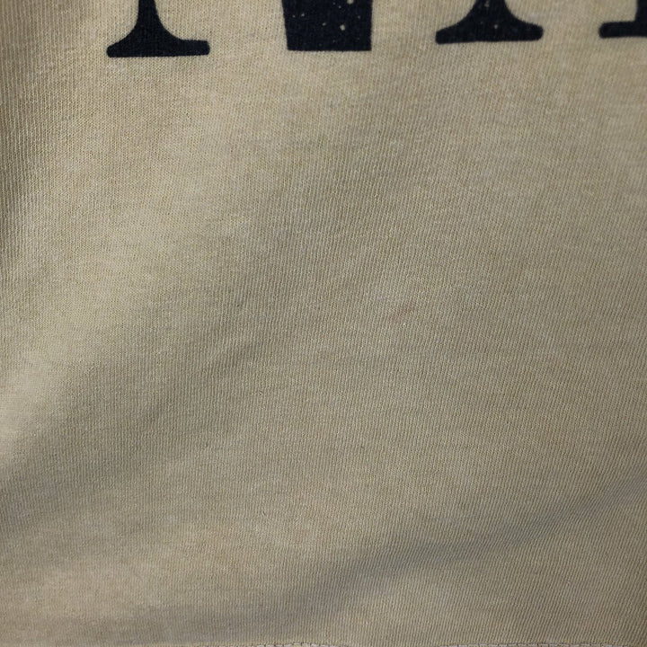 NIRVANA Nirvana Band T-shirt, Band T, Men's L size cotton yellow type Vintage Second Hand