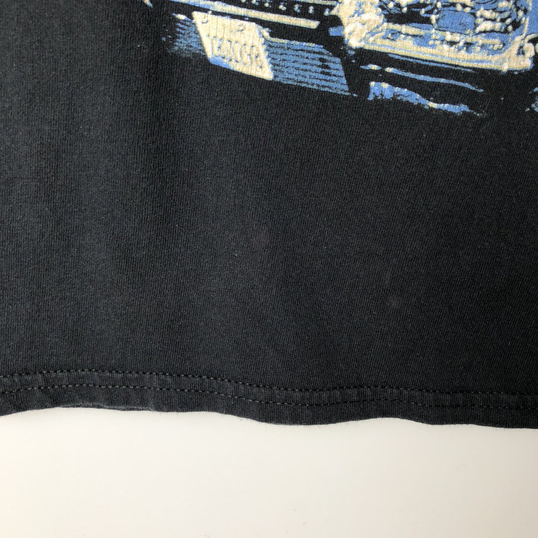 ICE CUBE Rap T-shirt, Men's M size unclear black type Vintage Second Hand
