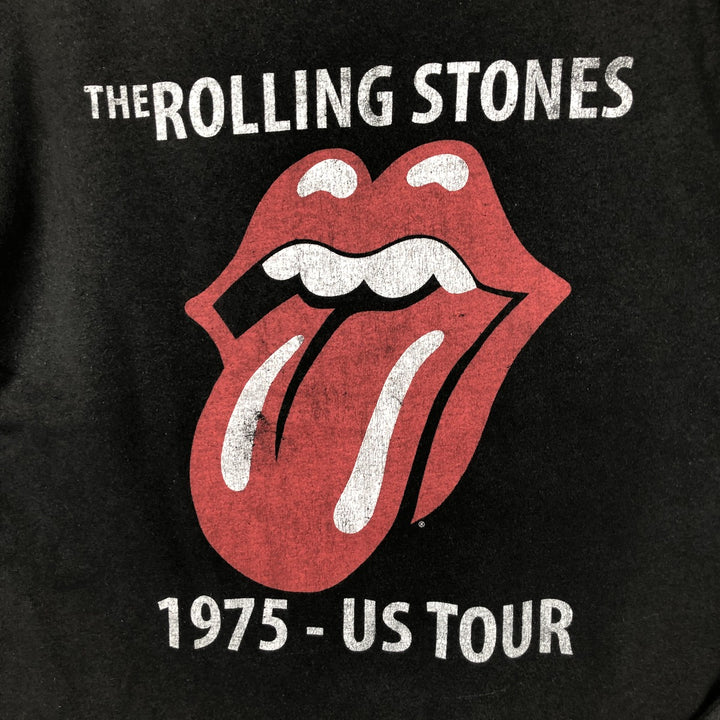 The Rolling Stones Band T-shirt, Men's XL cotton black type Vintage Second Hand