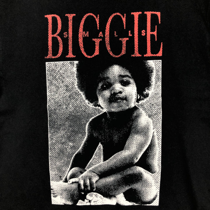 THE NOTORIOUS BIG Notorious BIG Rap T-shirt Rap T Men's M size cotton black type Vintage Second Hand