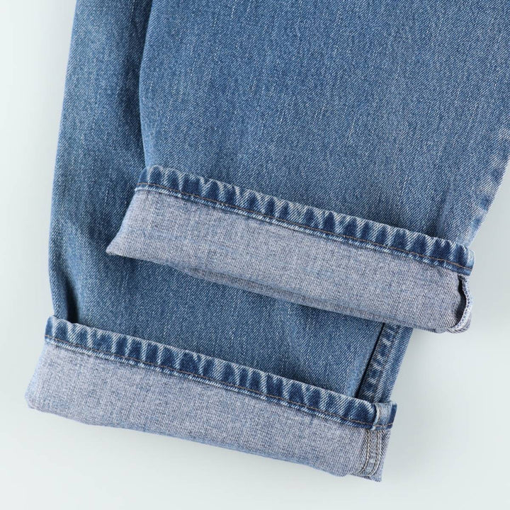 90'S Levi's SILVER TAB STRAIGHT LOOSE Black Denim Tapered Jeans, Men's W37 (approx.), Vintage cotton blue type Vintage Second Hand