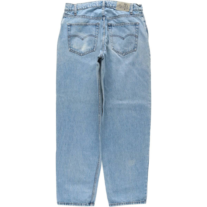 90'S Levi's SILVER TAB LOOSE Tapered Denim Pants for Men, W33, Vintage cotton blue type Vintage Second Hand