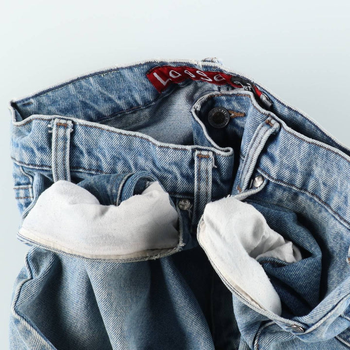 90'S Levi's SILVER TAB LOOSE Tapered Denim Pants for Men, W33, Vintage cotton blue type Vintage Second Hand