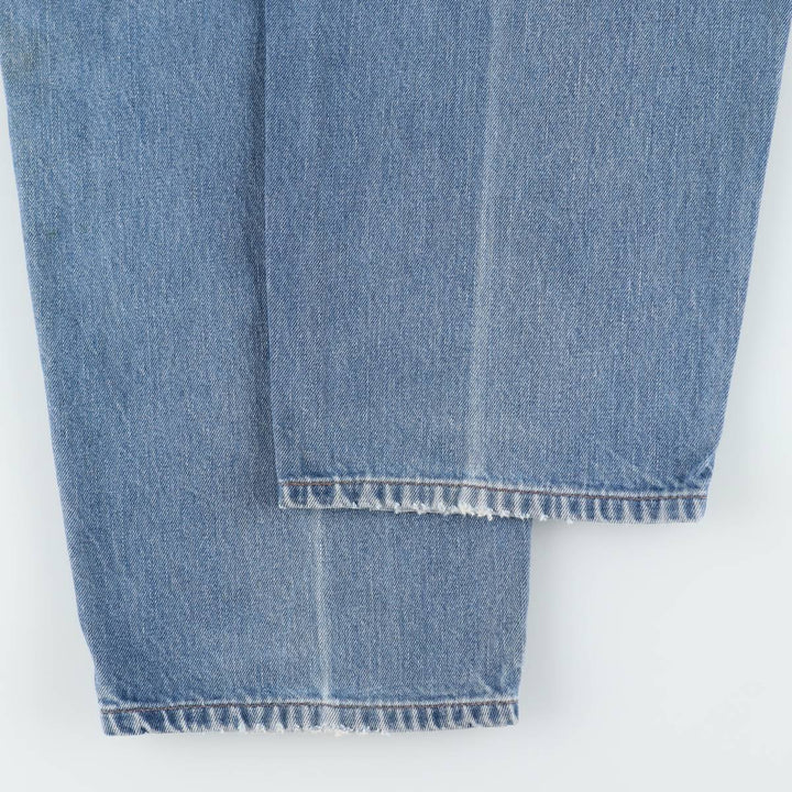 00'S Levi's SILVER TAB BAGGY tapered denim pants for men, size w36 cotton blue type Vintage Second Hand