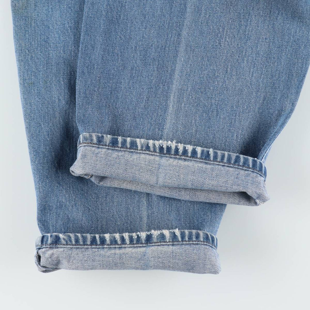 00'S Levi's SILVER TAB BAGGY tapered denim pants for men, size w36 cotton blue type Vintage Second Hand