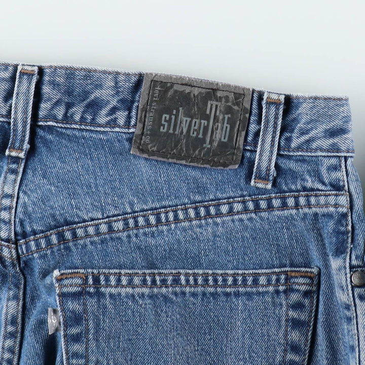 Levi's SILVER TAB LOOSE tapered denim pants for men, size w34 cotton blue type Vintage Second Hand