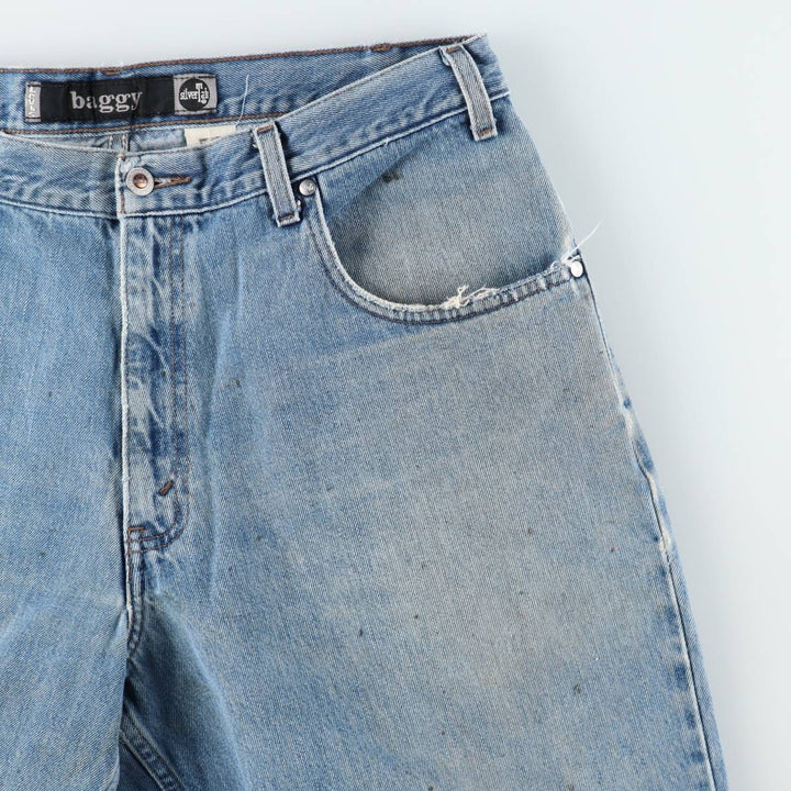 Levi's SILVER TAB BAGGY wide-leg denim pants, men's size W36 (approx.) cotton blue type Vintage Second Hand
