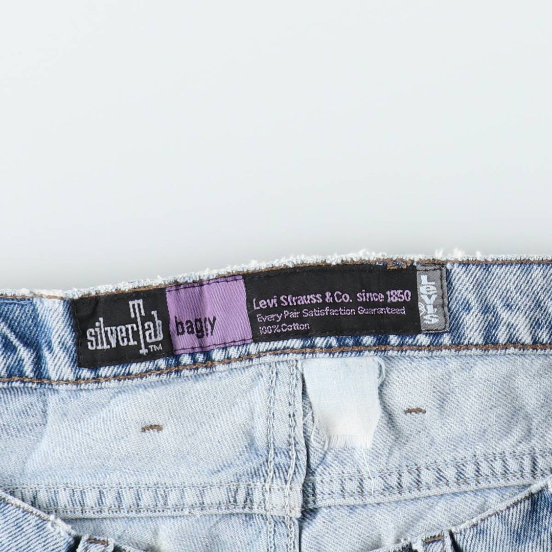 90s-00'S Levi's Silver Tab Baggy Tapered Denim Pants, Men's W32 (approx.), Vintage unclear blue type Vintage Second Hand