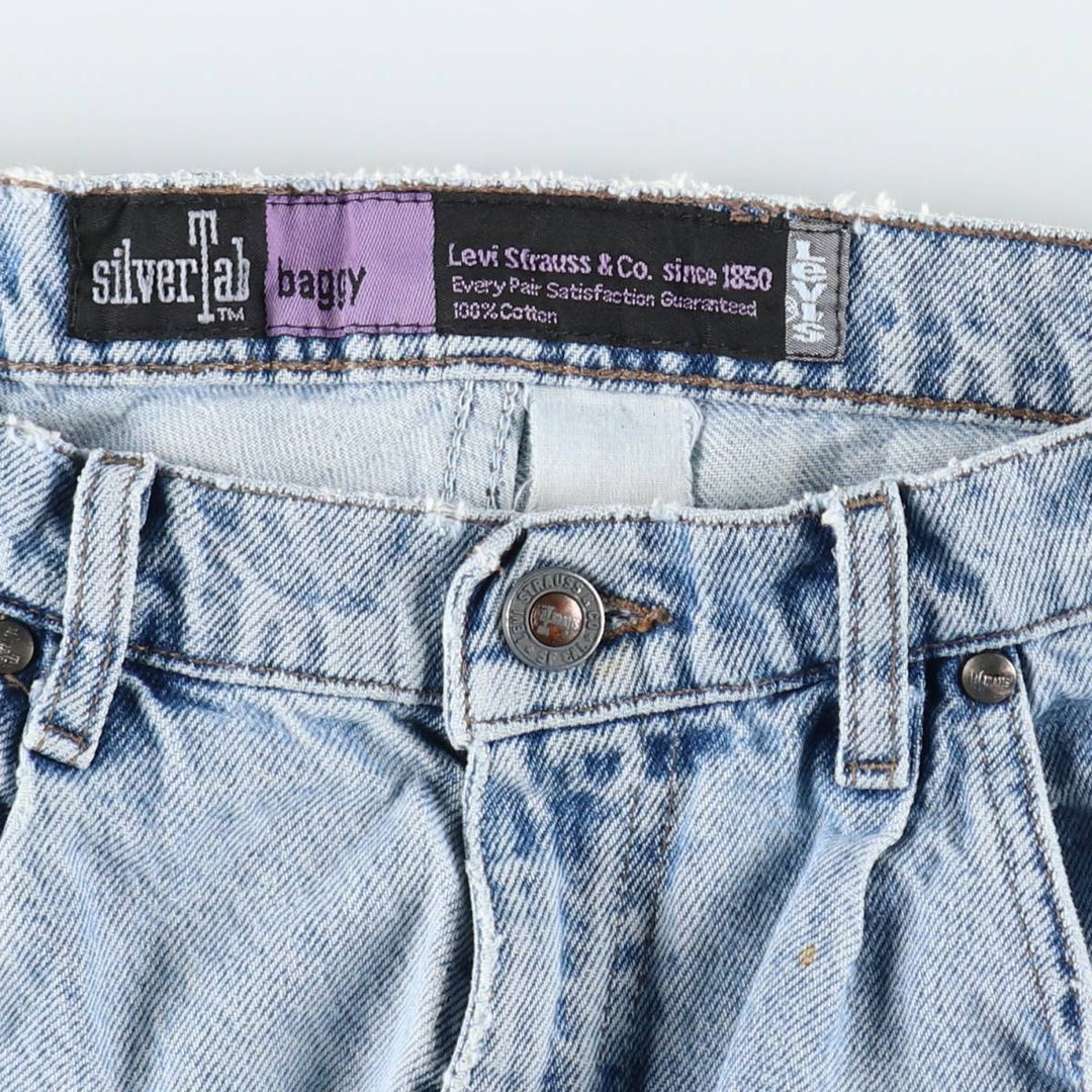 90s-00'S Levi's Silver Tab Baggy Tapered Denim Pants, Men's W32 (approx.), Vintage unclear blue type Vintage Second Hand