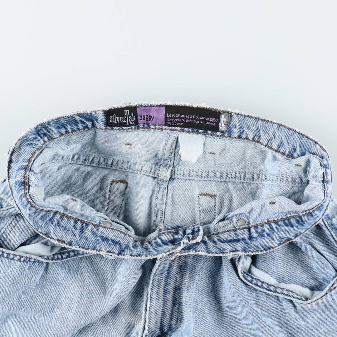 90s-00'S Levi's Silver Tab Baggy Tapered Denim Pants, Men's W32 (approx.), Vintage unclear blue type Vintage Second Hand
